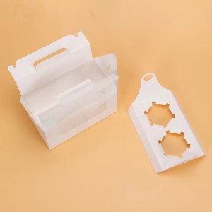 Cupcake Box Pencereli / Muffin Box / Cup Cake Box 2 ' li